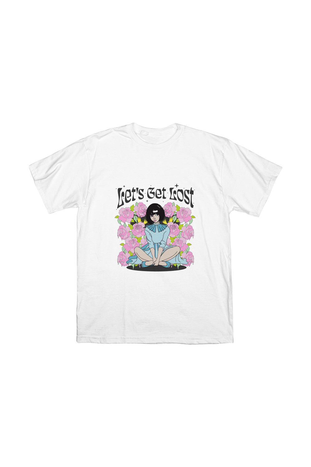 Fanjoy: Let's Get Lost White Shirt