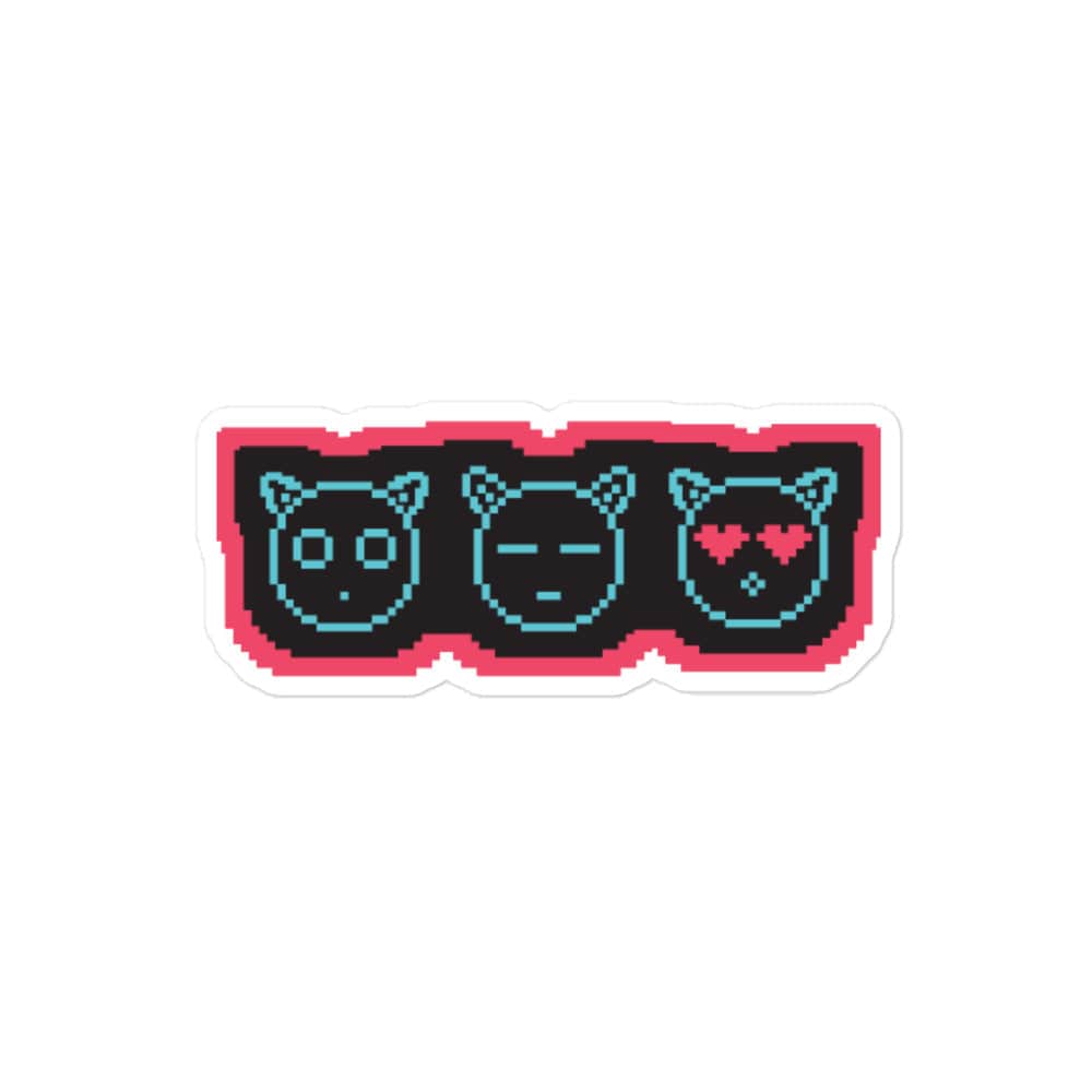 SssniperWolf:Synthwave Pomeranians Sticker