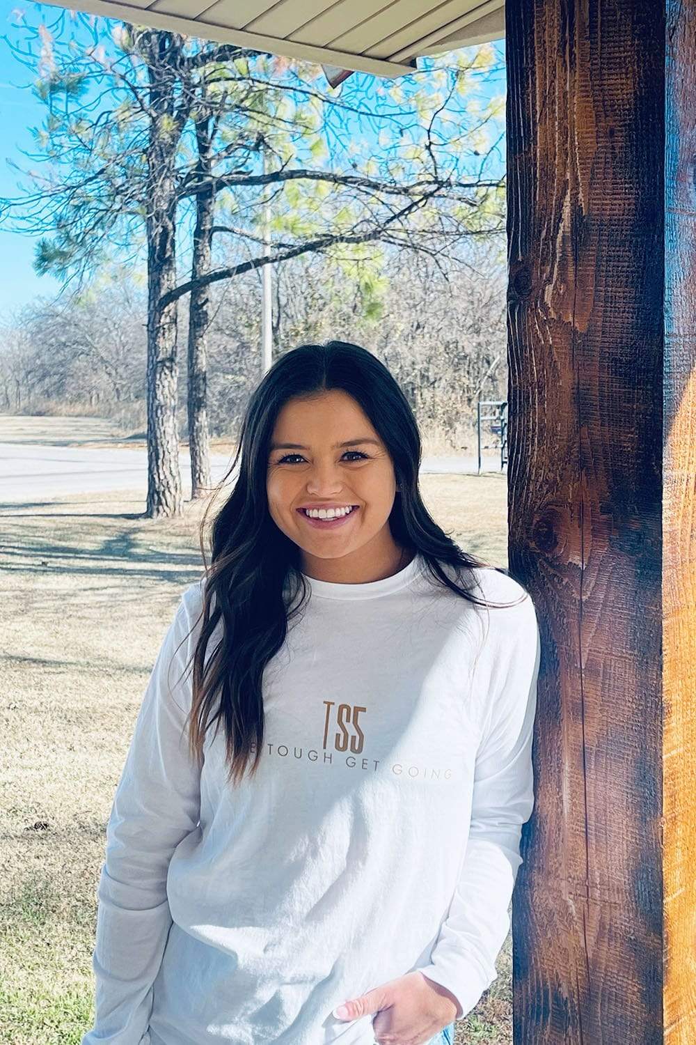 Taylon Snow: The Tough Get Going White Long Sleeve