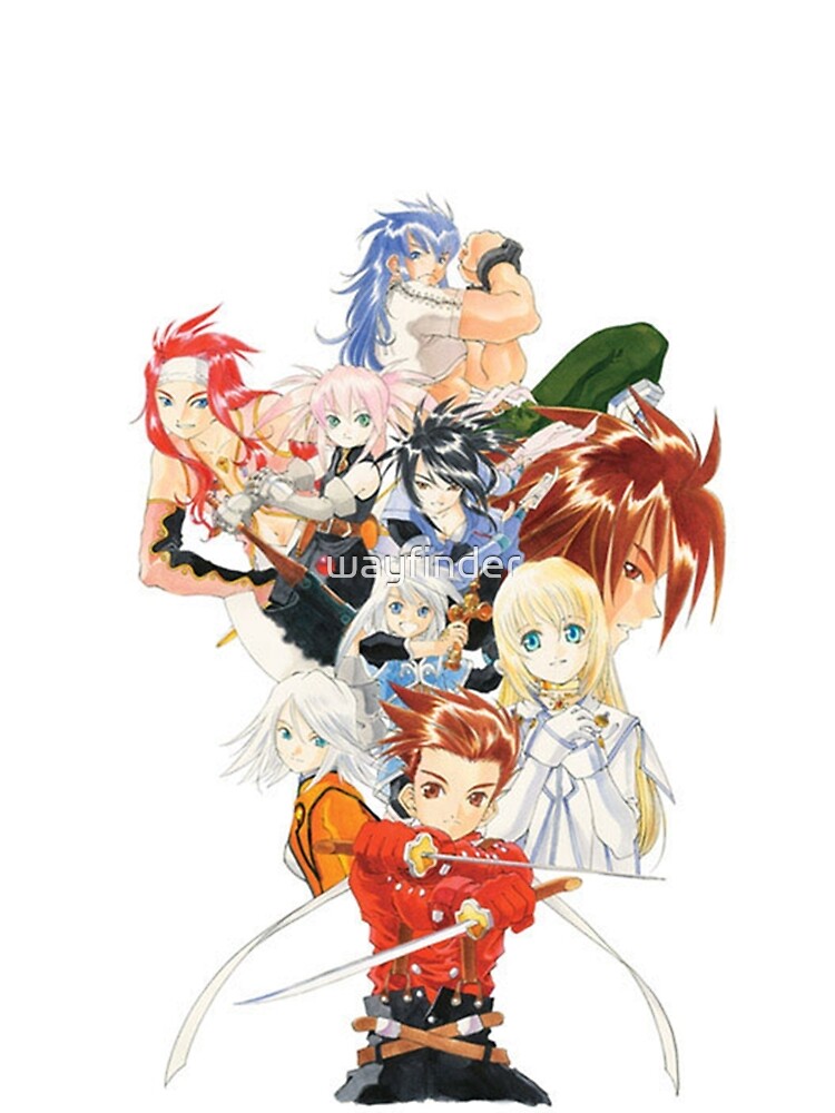 TALES OF SYMPHONIA · t-shirt: coverART [no logo version] by wayfinder