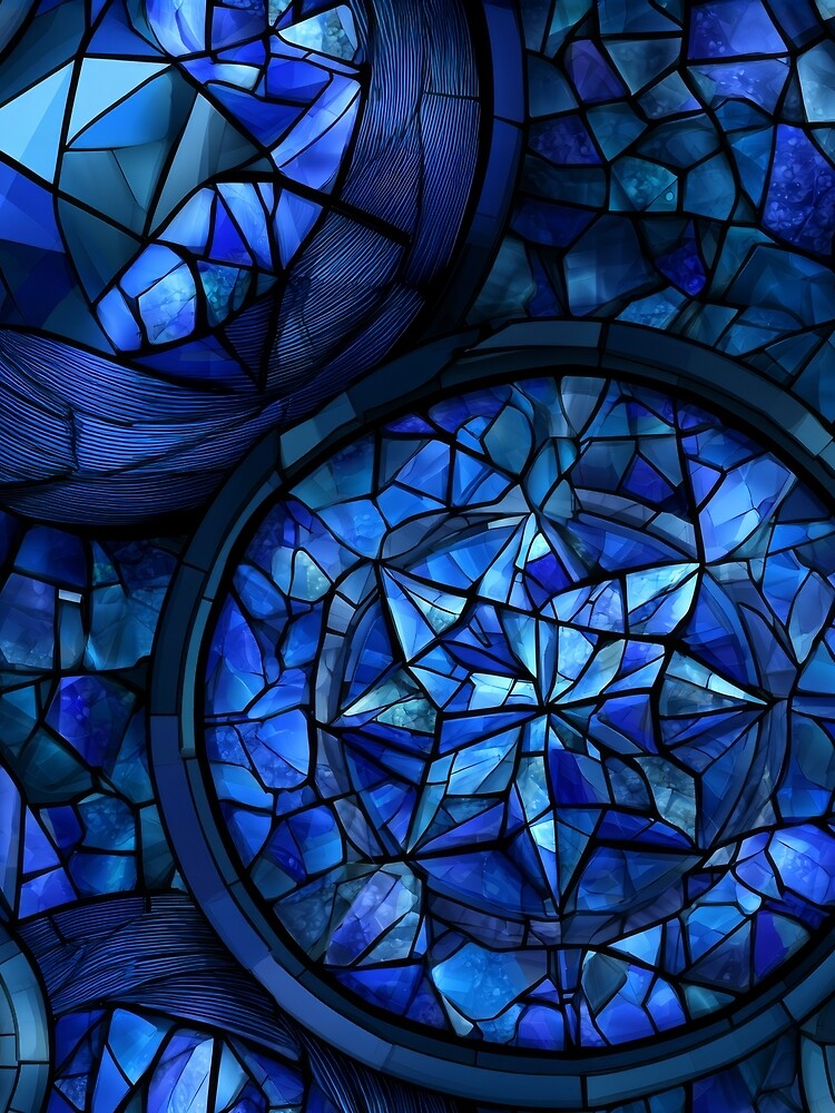 Sapphire Stained Glass by FrostyFrisby