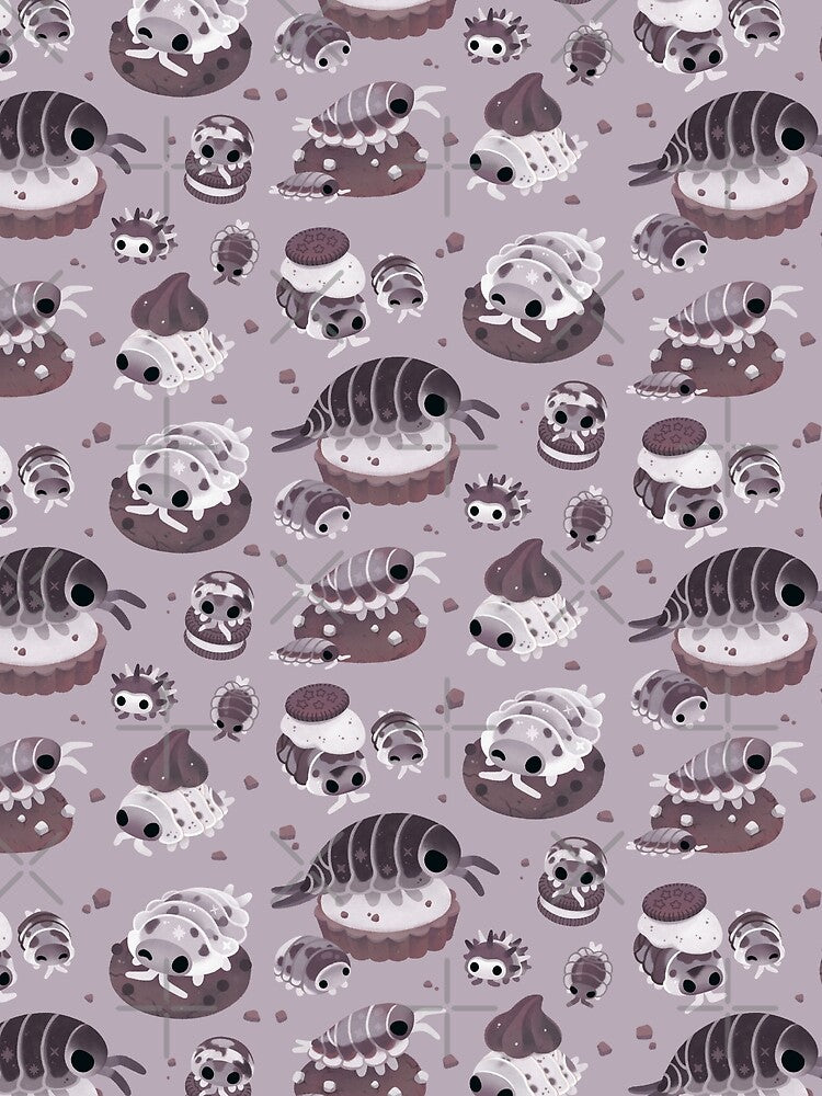 Cookies and cream and isopod - white by pikaole