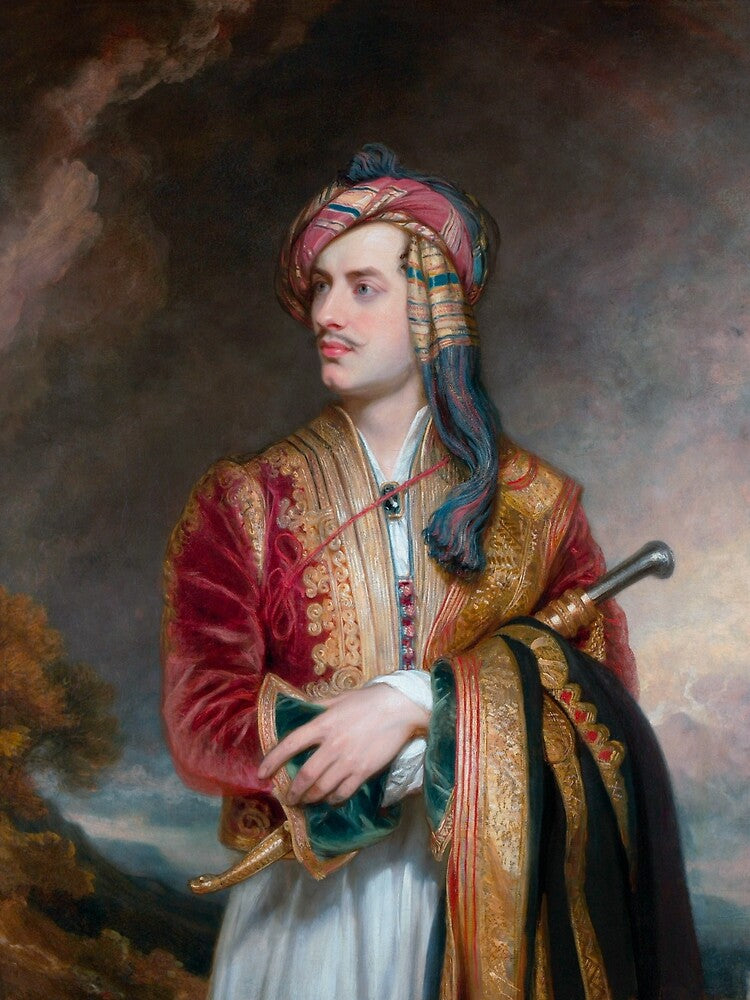 Lord Byron in Albanian Dress - 1813 by warishellstore