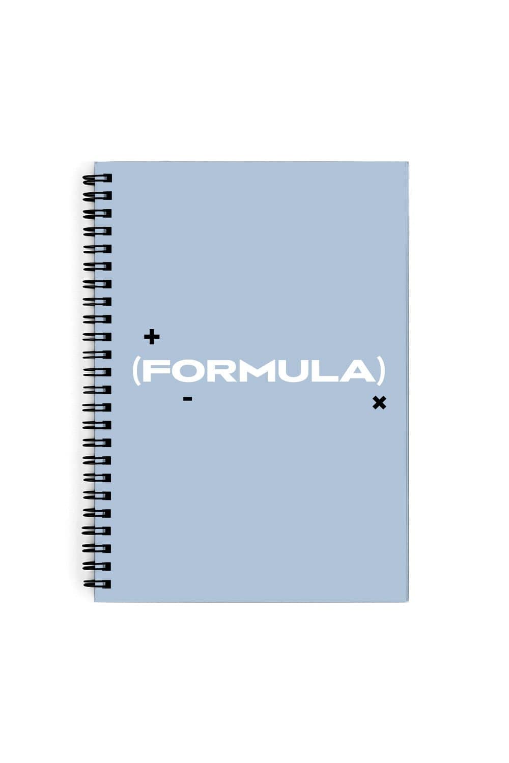 Formula: Light Blue Logo Notebook