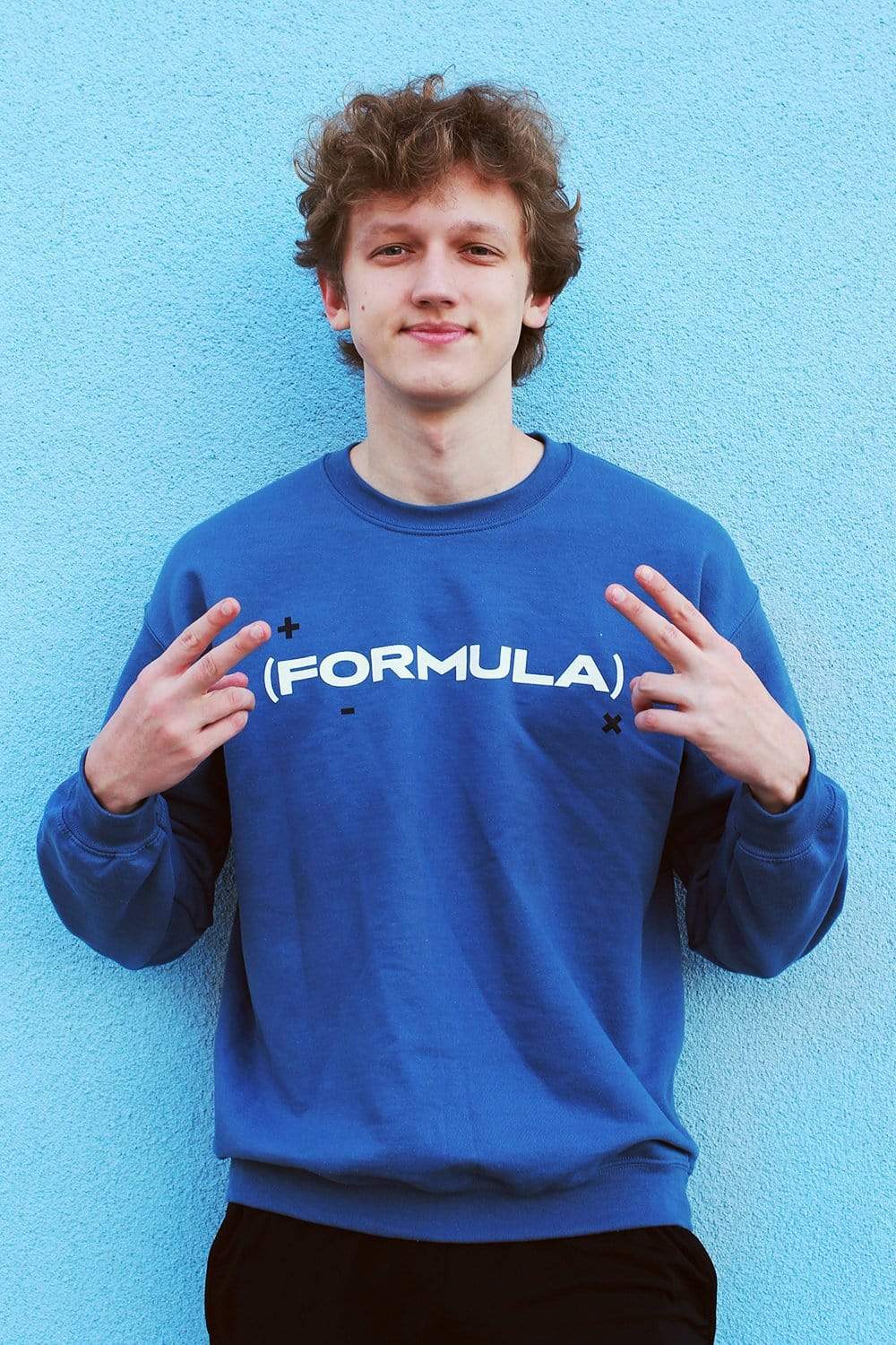 Formula: Logo Indigo Blue Crewneck