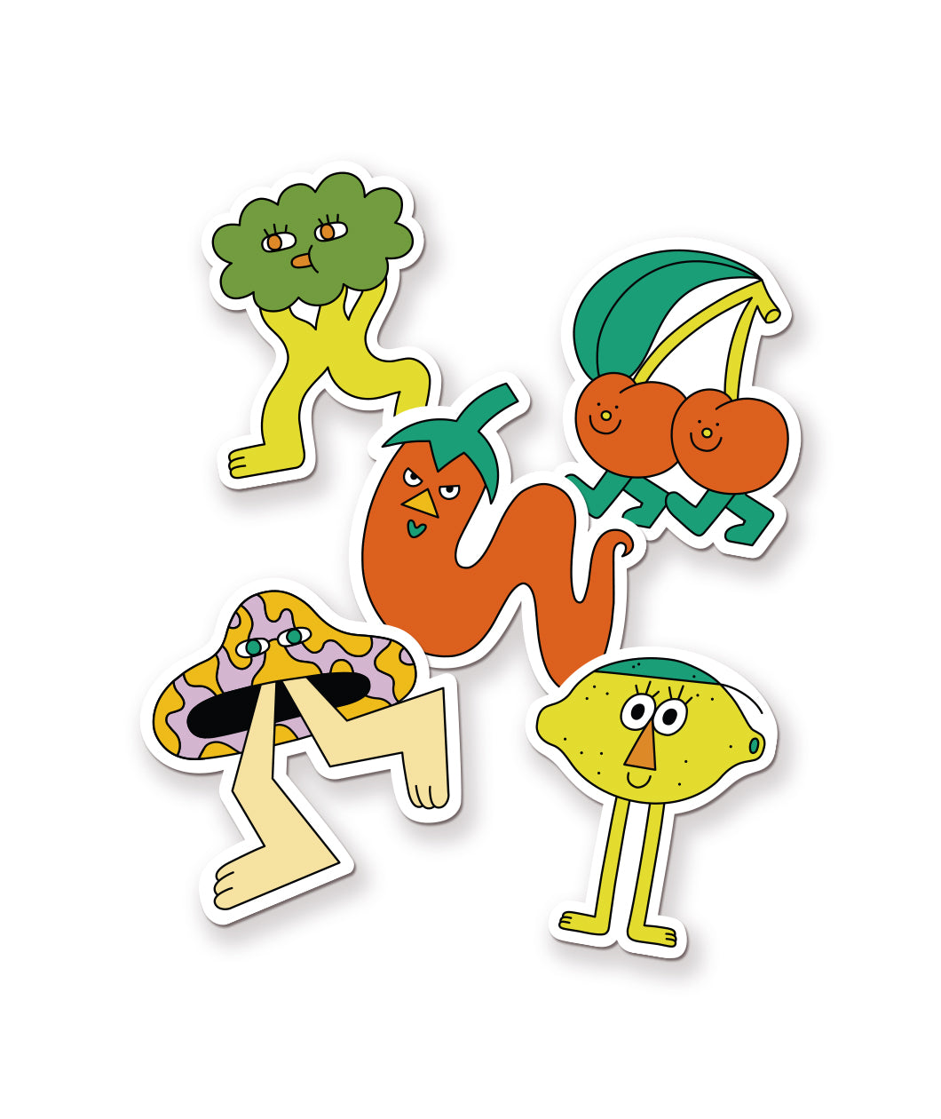 Gubbins Harvest Sticker Set