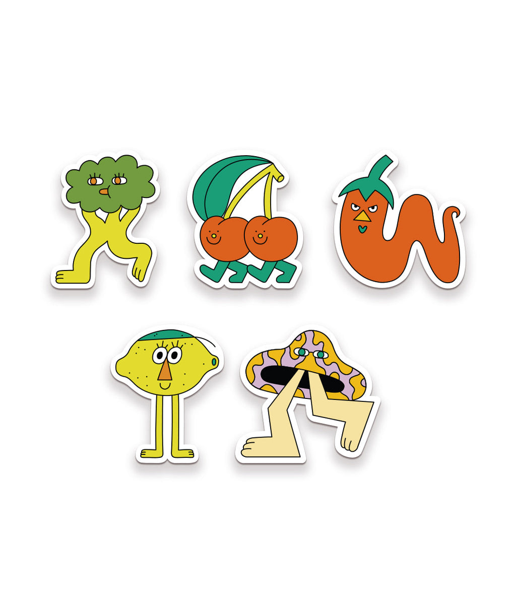 Gubbins Harvest Sticker Set