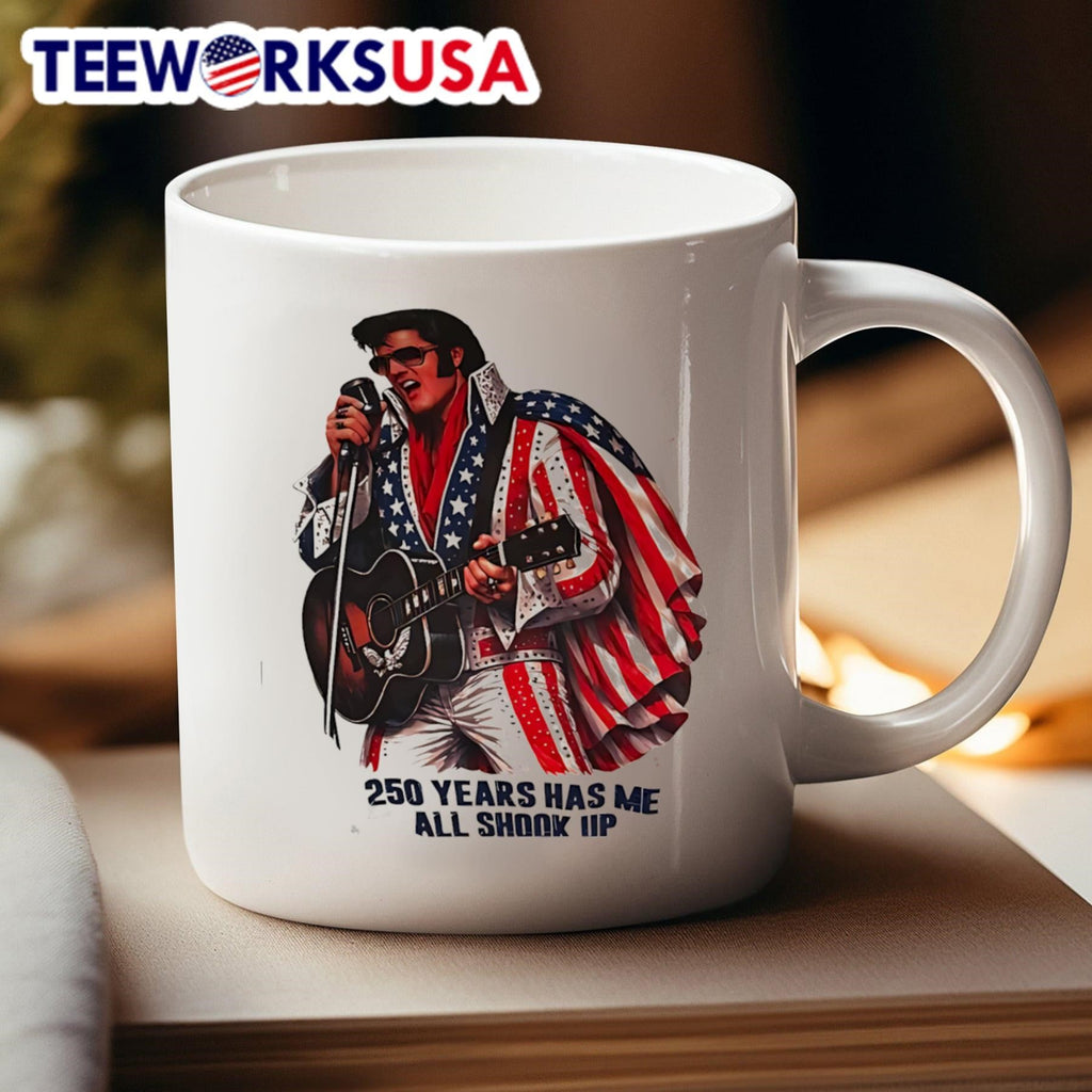 250 Years Has Me All Shook Up Elvis Presley Shirt