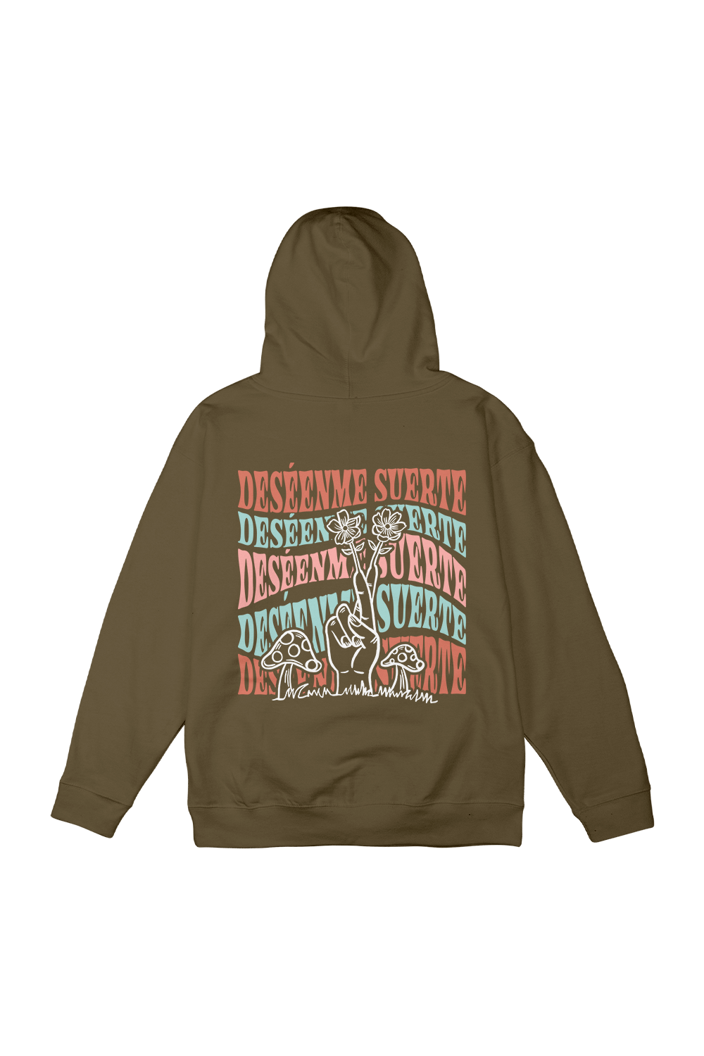 HeyitsPriguel: Deséenme Suerte Green Hoodie