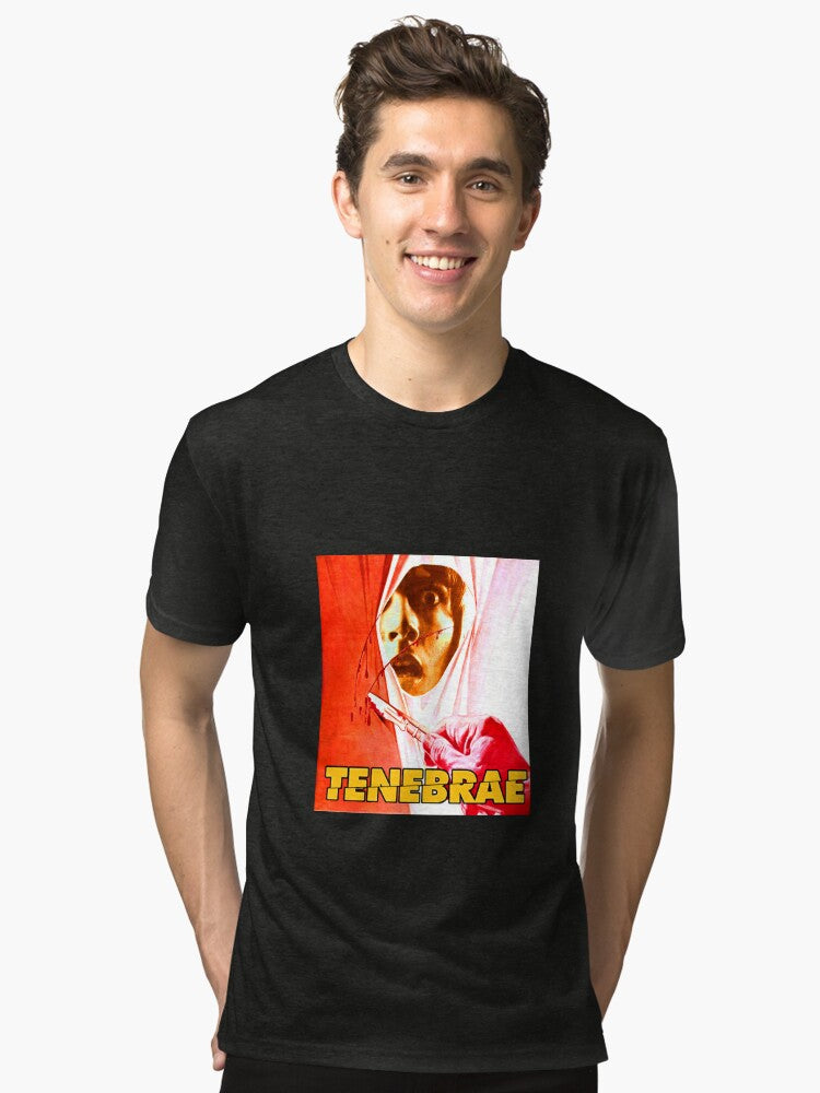 Tenebrae Retro Film Tri-blend T-Shirt