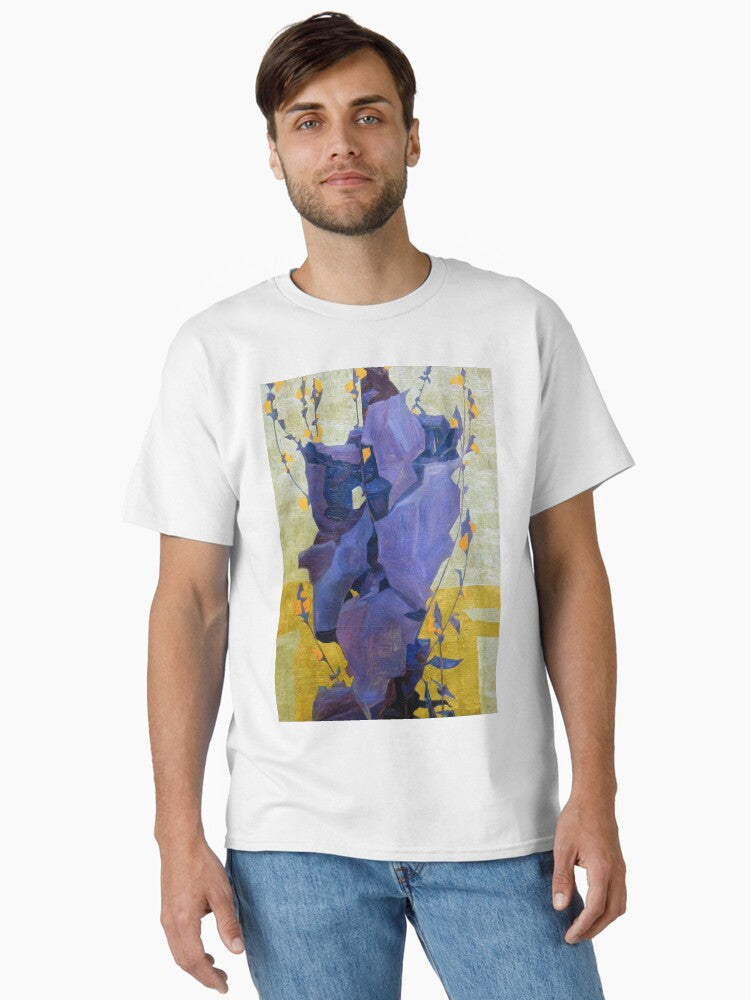 Stylized Flowers Egon Schiele Classic T-Shirt