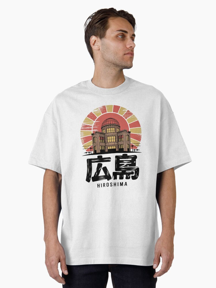 Hiroshima Japan Oversized T-Shirt