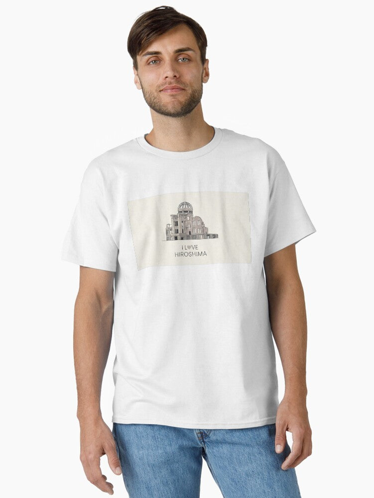 I Love Hiroshima Design Classic T-Shirt