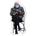 Bernie Mittens Vinyl Sticker