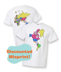 World Map T-Shirt - White MISPRINTS