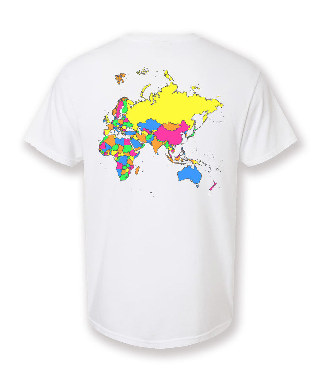 World Map T-Shirt - White
