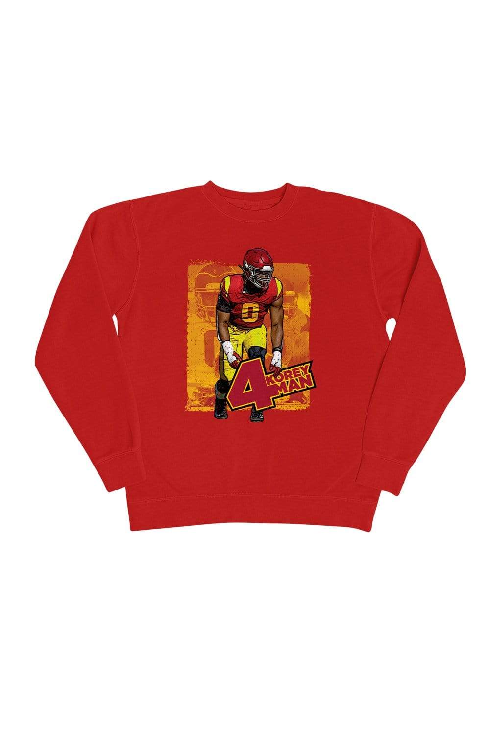 Korey Foreman: Signature Red Crewneck