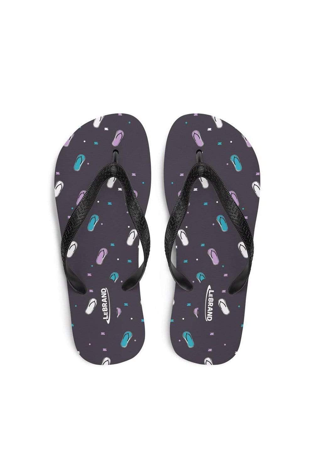 LeJuan James: LeBrand Blue Flip Flops