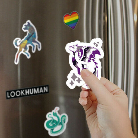 Ace Pride Dragon Magnet