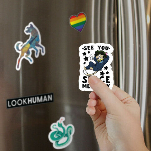 See you, Space Meowboy - Cowboy Bebop Magnet