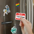 Hello My Pronouns Are They Them Magnet