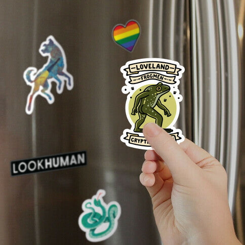 Loveland Frogmen Cryptid Society Magnet