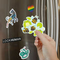 Cute Bees and Frogs Pattern Magnet