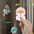 The World is Fucked But At Least We Have Dogs Golden Retriever Magnet