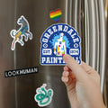 Greendale Community College Paintball Magnet