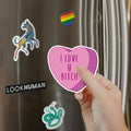 I Love U Bitch Candy Heart Magnet