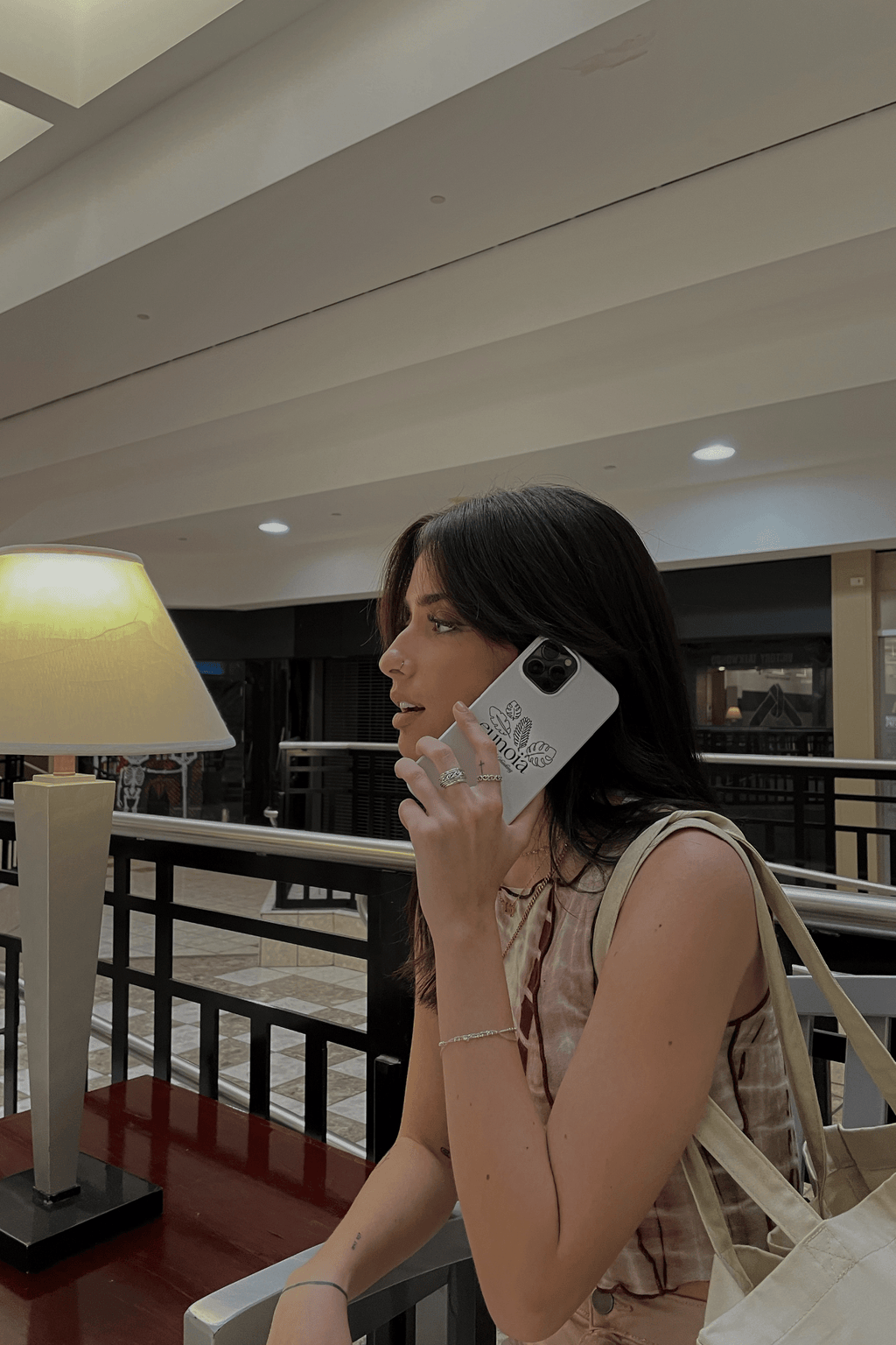 Lily Weber: 'Eunoia' White Phone Case