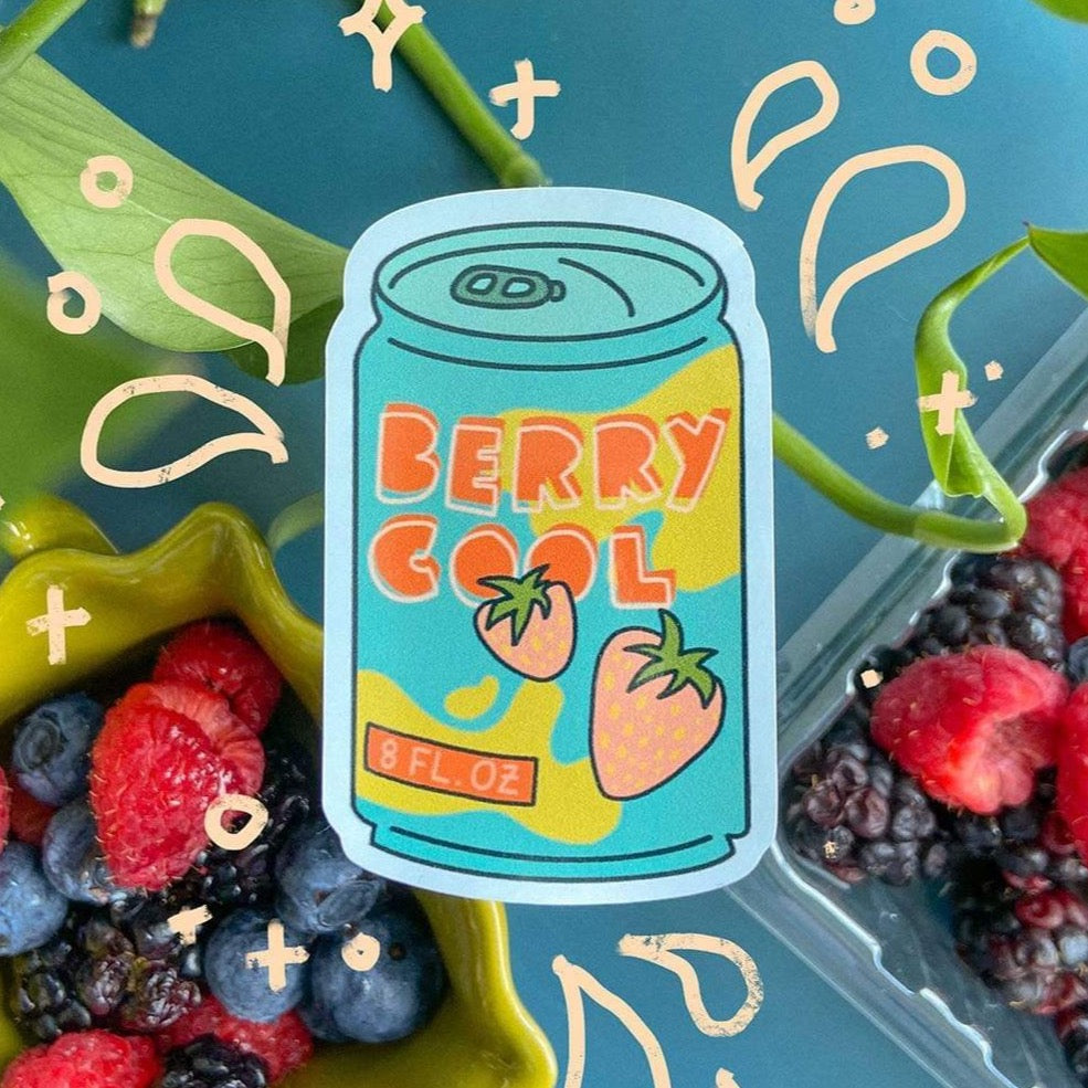 Linh Truong: berry cool sticker
