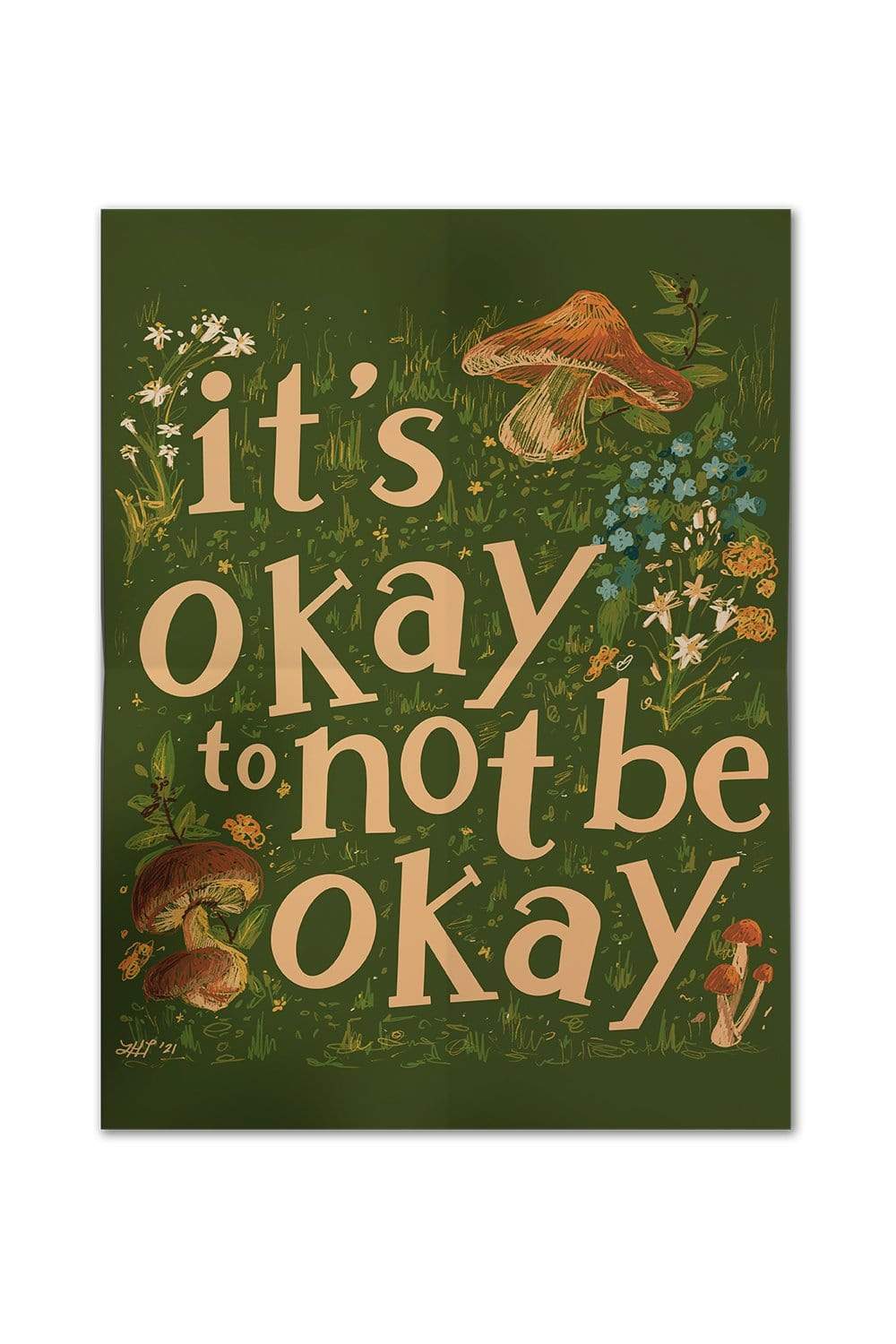 Linh Truong: it’s okay to not be okay poster