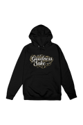 LukeFoods: Oh My Goodness Sake Black Hoodie