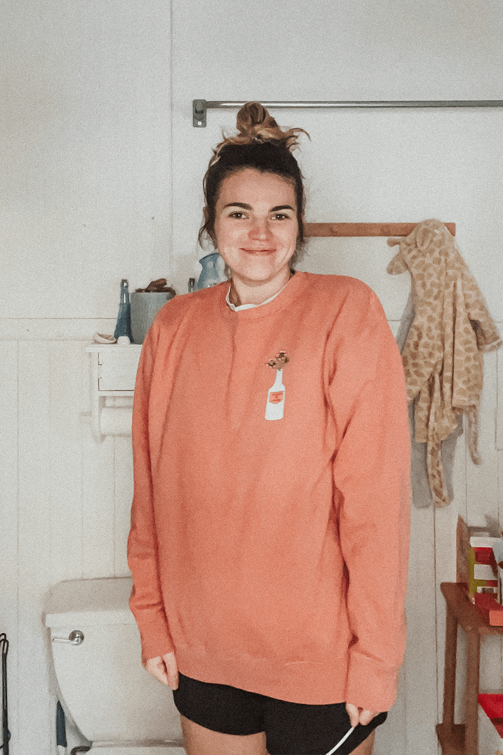 Maia Knight: Daffodils Pink Crewneck