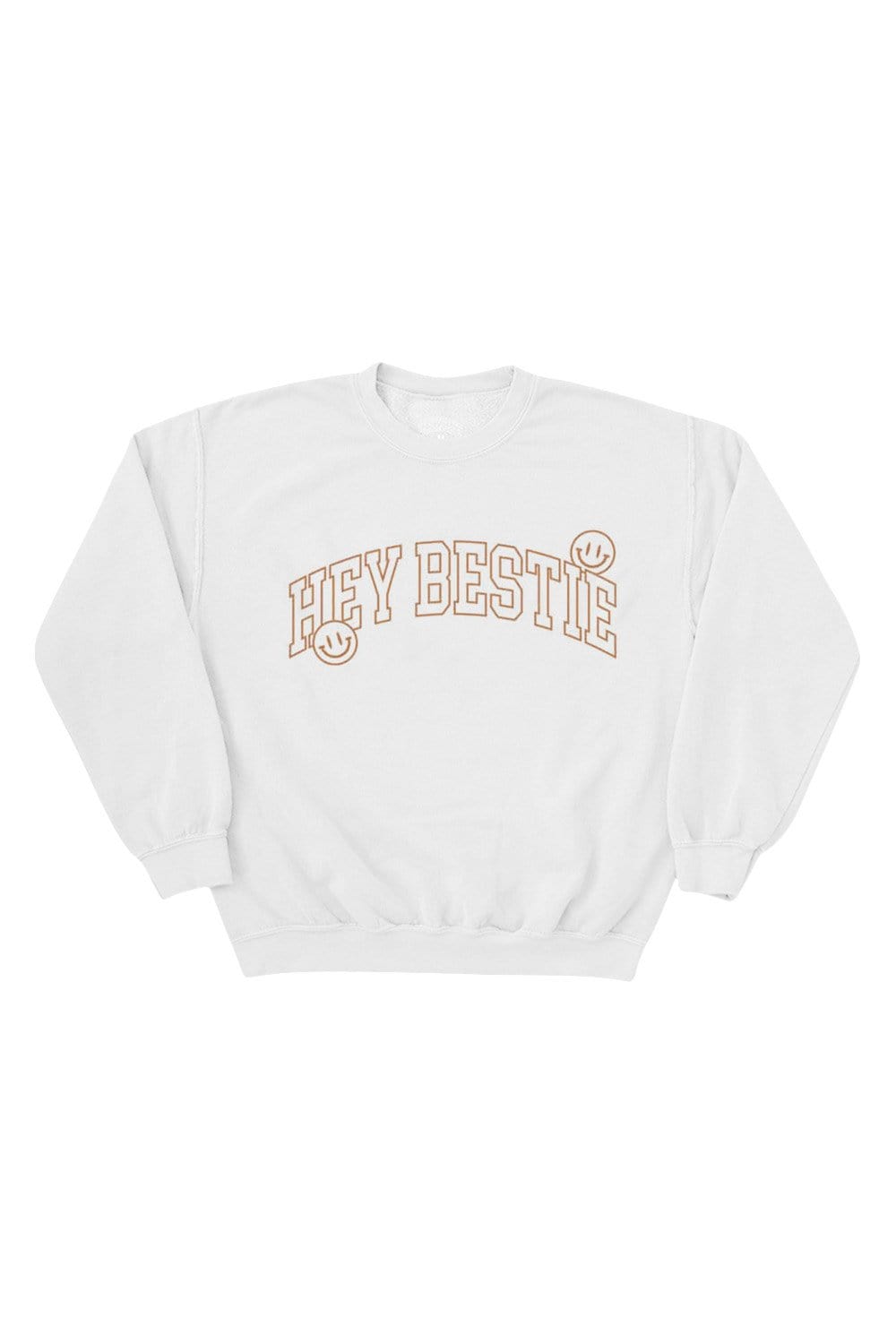 Makeup By Pita: Hey Bestie White Crewneck