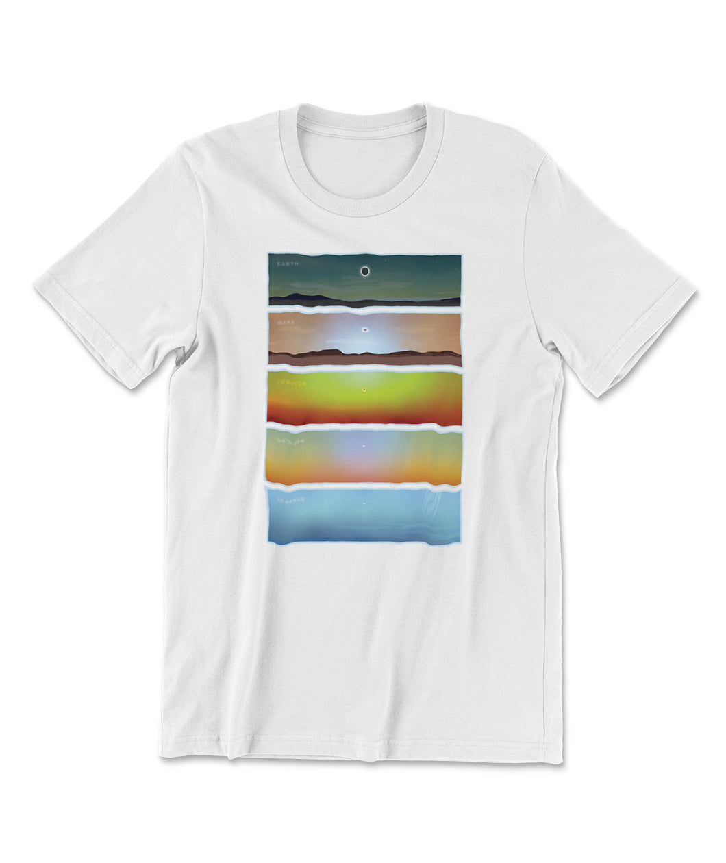 Solar Eclipses Across The Solar System Tee