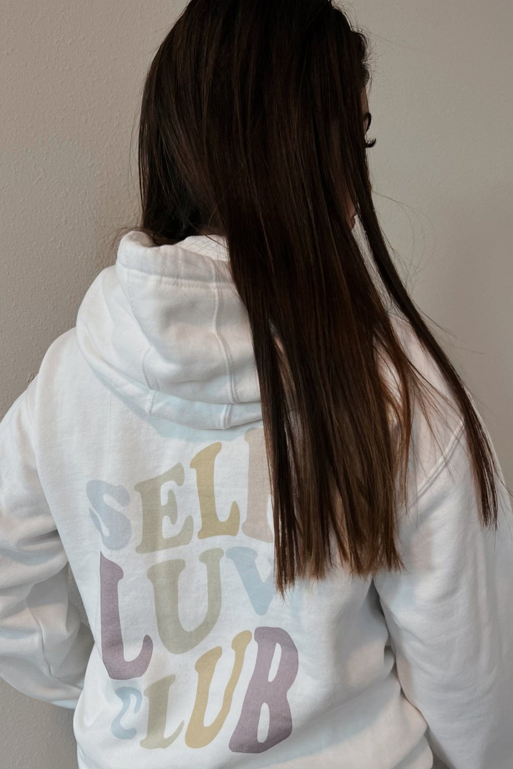 Miyaeva Renae: Self Luv Club White Hoodie