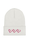 MyKayla Skinner: Hearts White Beanie
