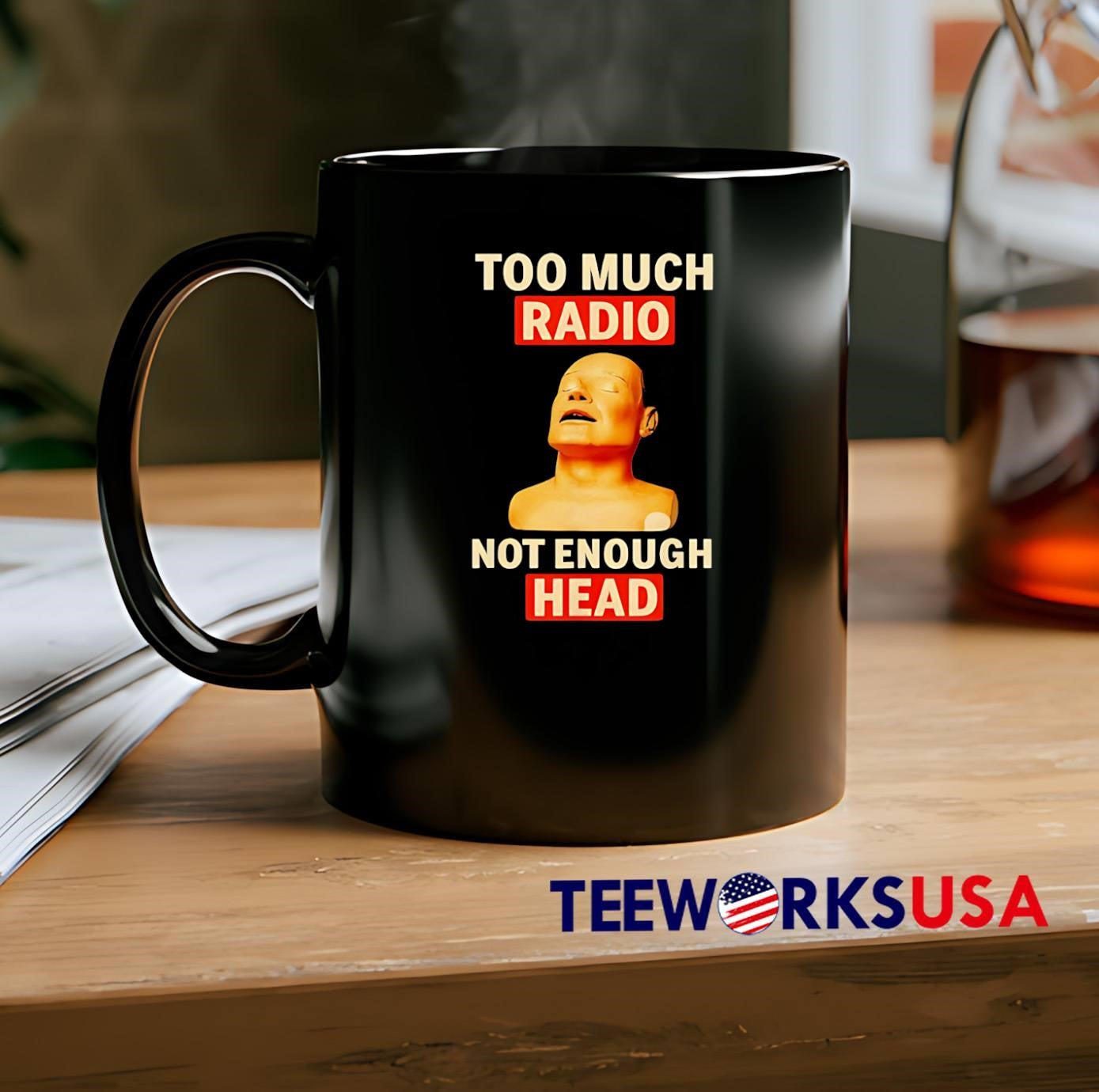 Radio Head Music Parody Quote Too Much Not Enough T-Shirt