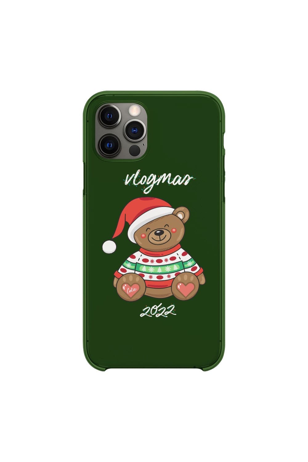 Nicole Laeno: Vlogmas 2022 Green Phone case