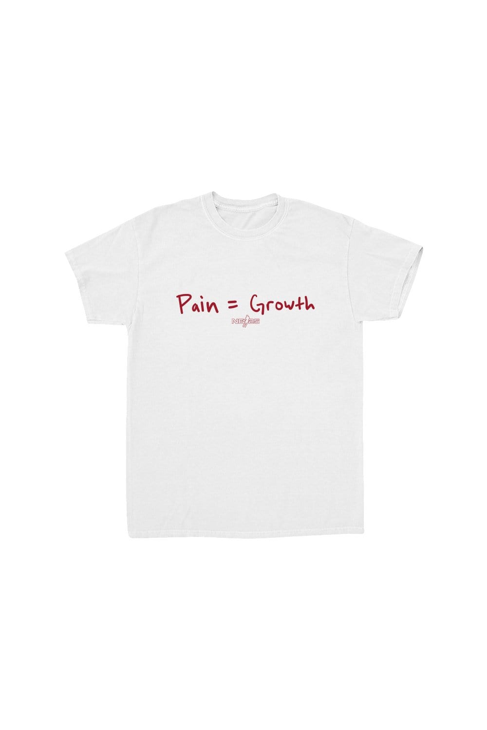 Nimari Burnett: Pain = Growth White Shirt
