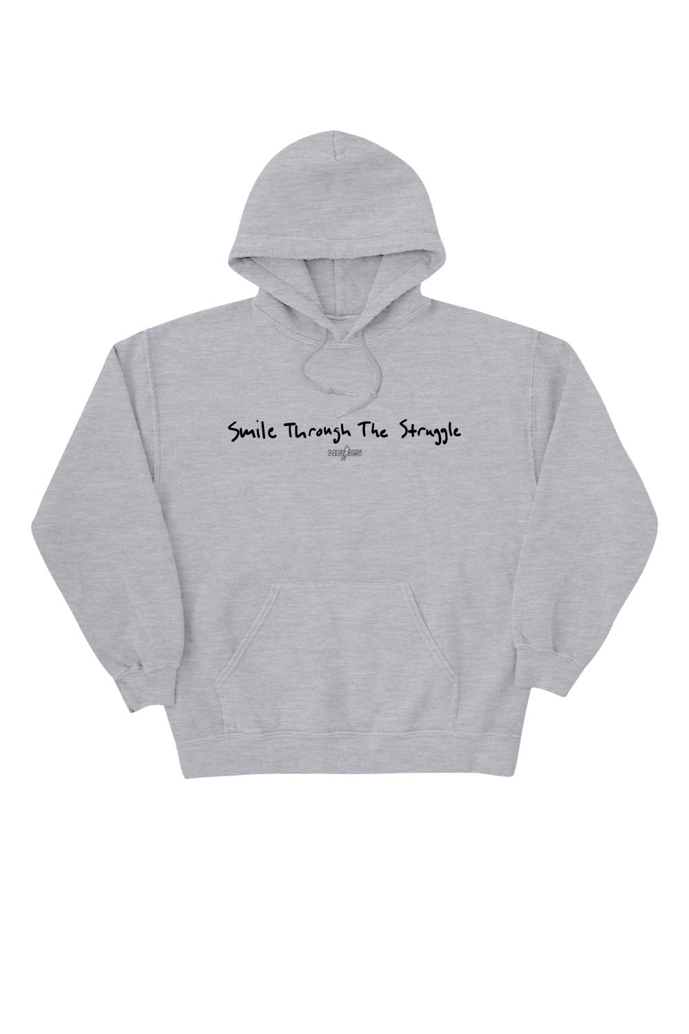 Nimari Burnett: Smile Through The Struggle Gray Hoodie