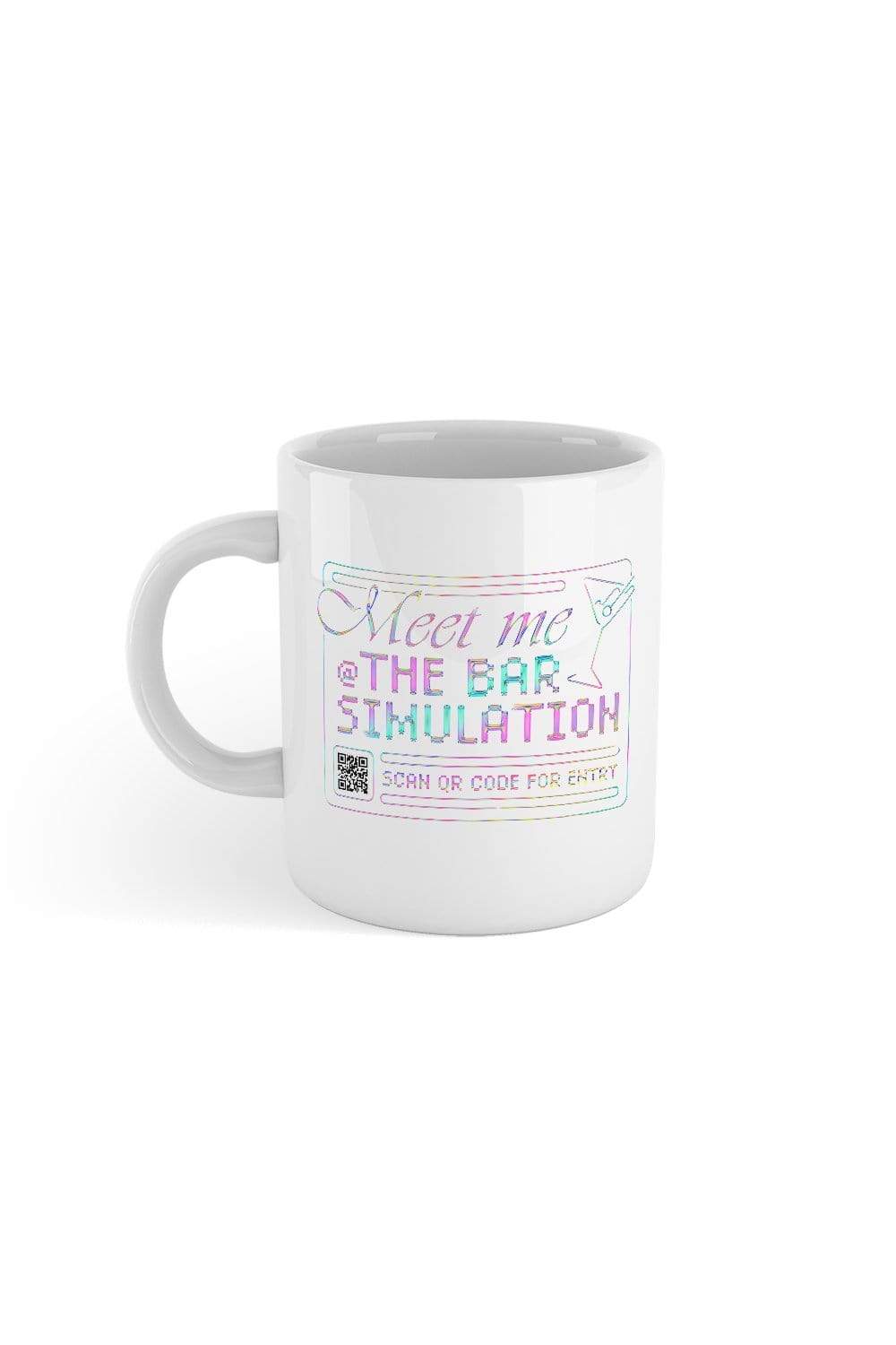 NYU Girls Roasting Tech Guys: Bar Simulation White Mug