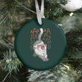 Screaming Yawning Cat Ornament