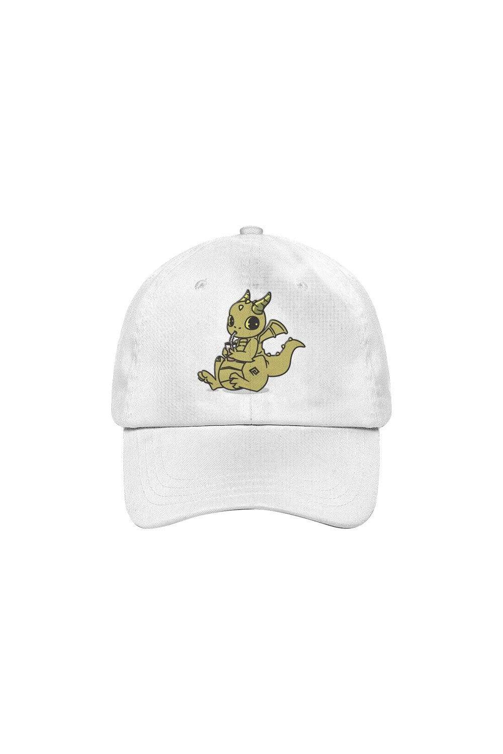 Pami Baby: White Green Dragon Hat
