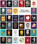 Pizza John Sticker Packs
