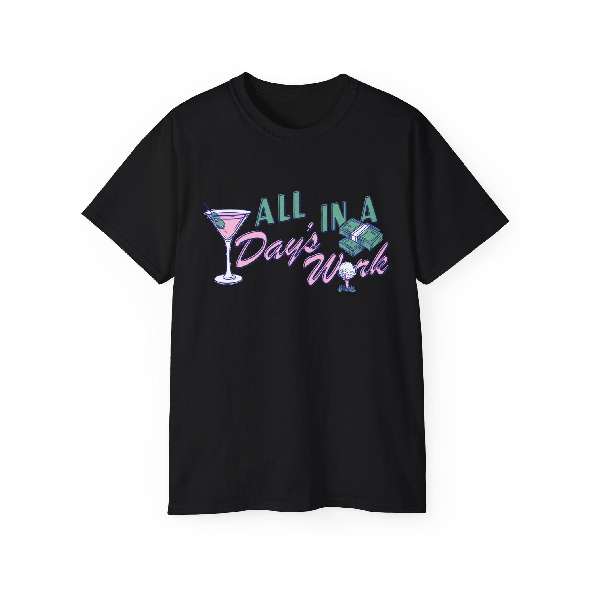 Cass Holland: All In A Days Work Black Tee