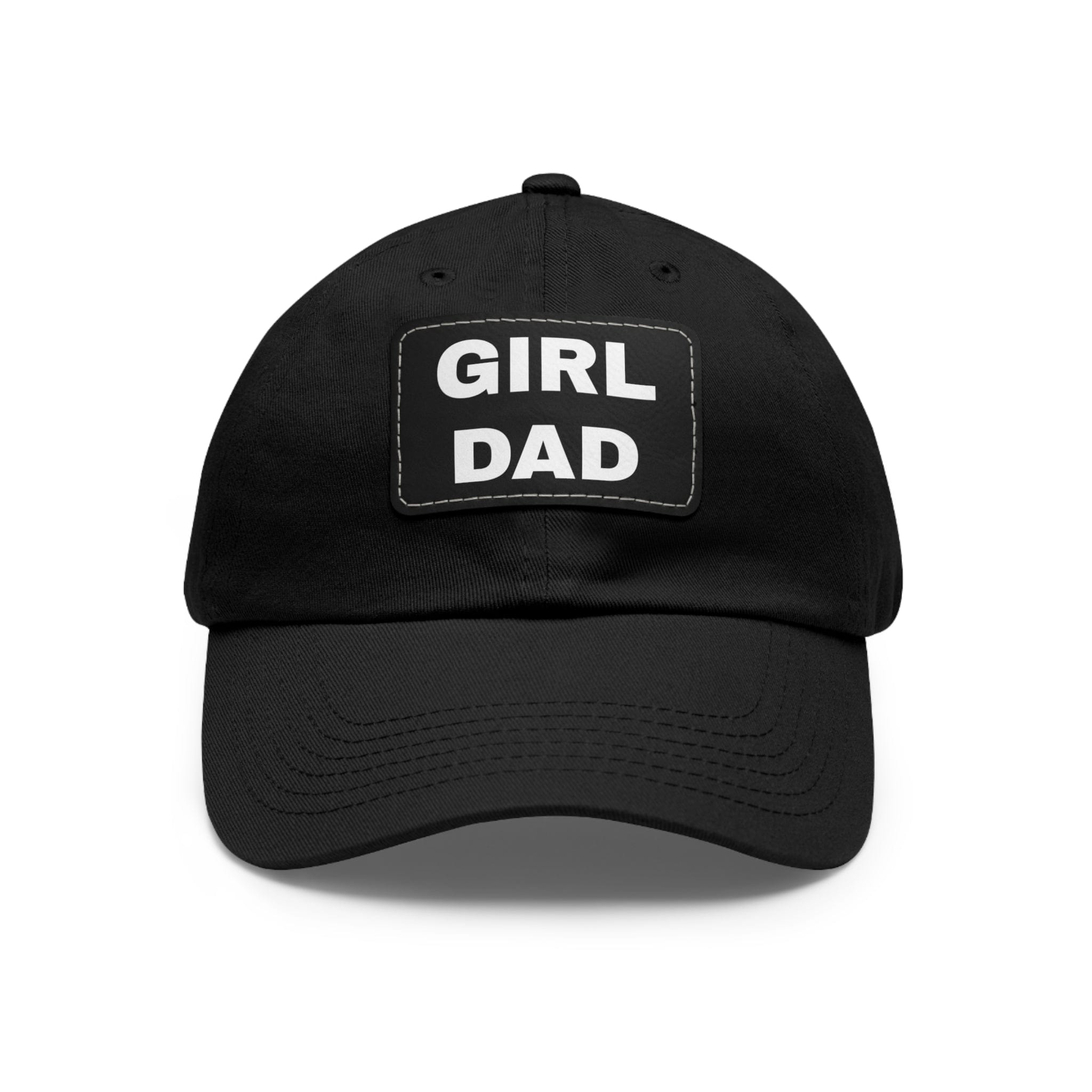 Girl Dad Hat with Leather Patch