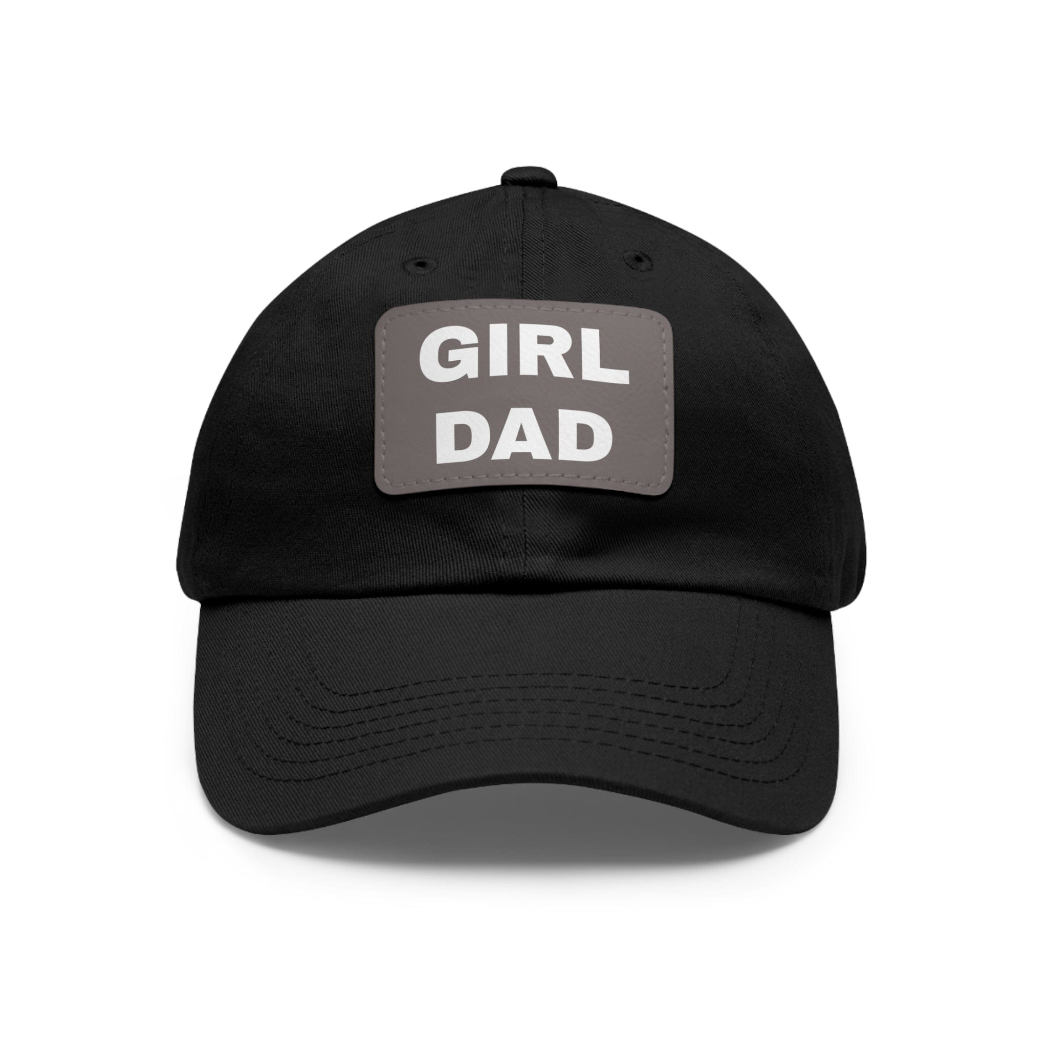 Girl Dad Hat with Leather Patch